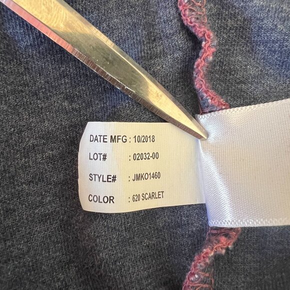 Johnnie-O Surf 1/4 Zip Mock Neck XXL Pullover Scarlet Heather Long Sleeve - Picture 5 of 11